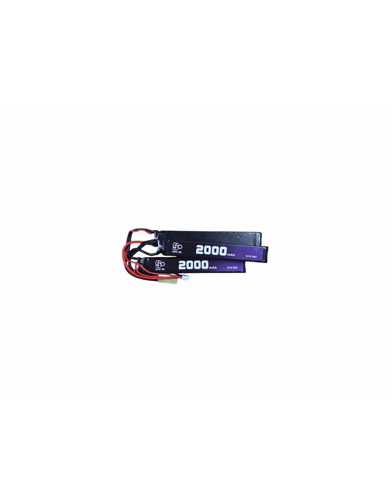 S+ Batterie Lipo 11.1V 2000mAh Triple Split Tamiya