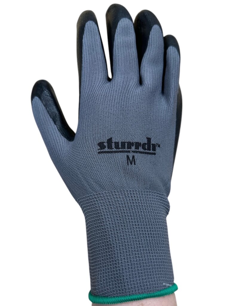 Sturrdi Nitrile on Poly Palm Dipped Glove