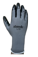 Sturrdi Nitrile on Poly Palm Dipped Glove