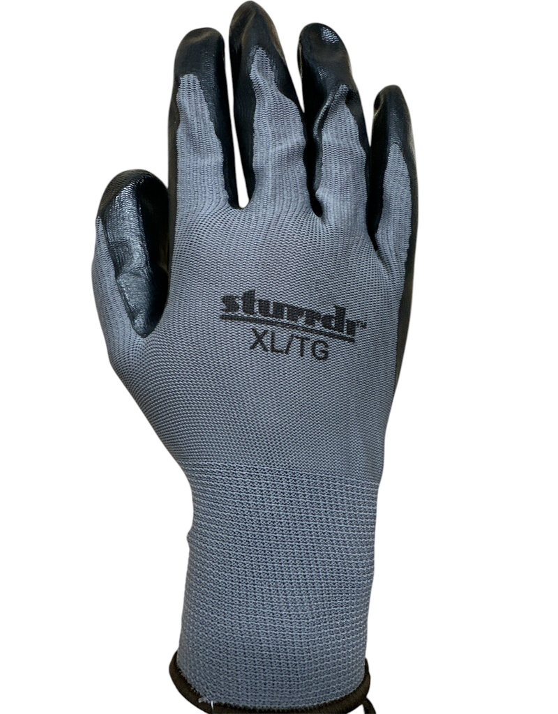 Sturrdi Nitrile on Poly Palm Dipped Glove