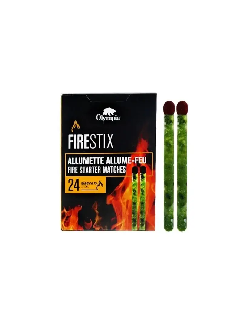 Olympia Allume-feu Firestix Écologique 24 Pack