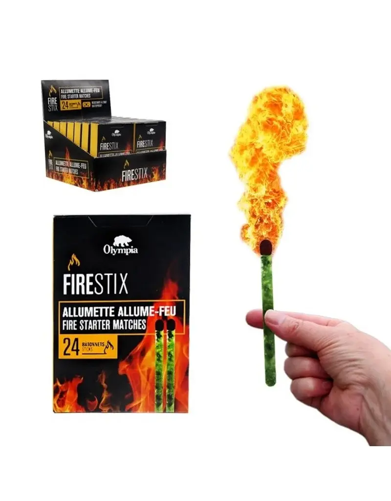 Olympia Allume-feu Firestix Écologique 24 Pack
