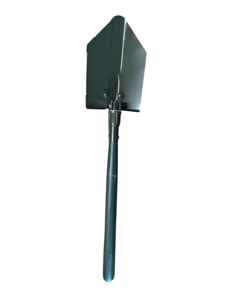 World Famous Shovel with Wood Handle Green