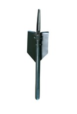 World Famous Shovel with Wood Handle Green