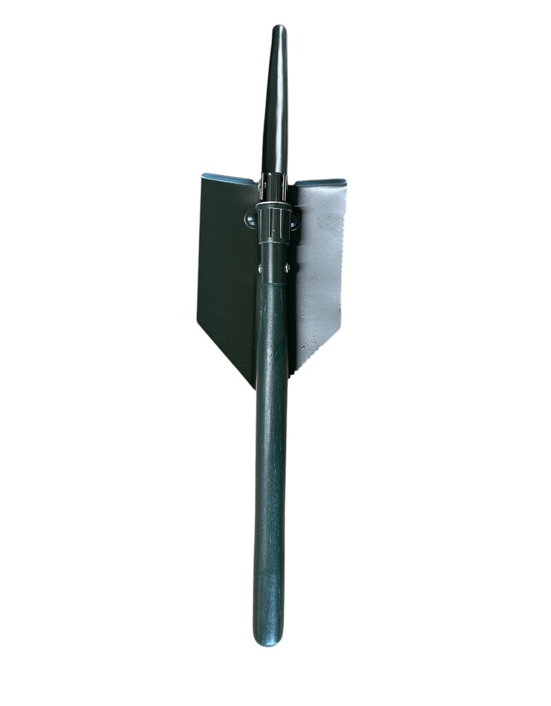 World Famous Shovel with Wood Handle Green