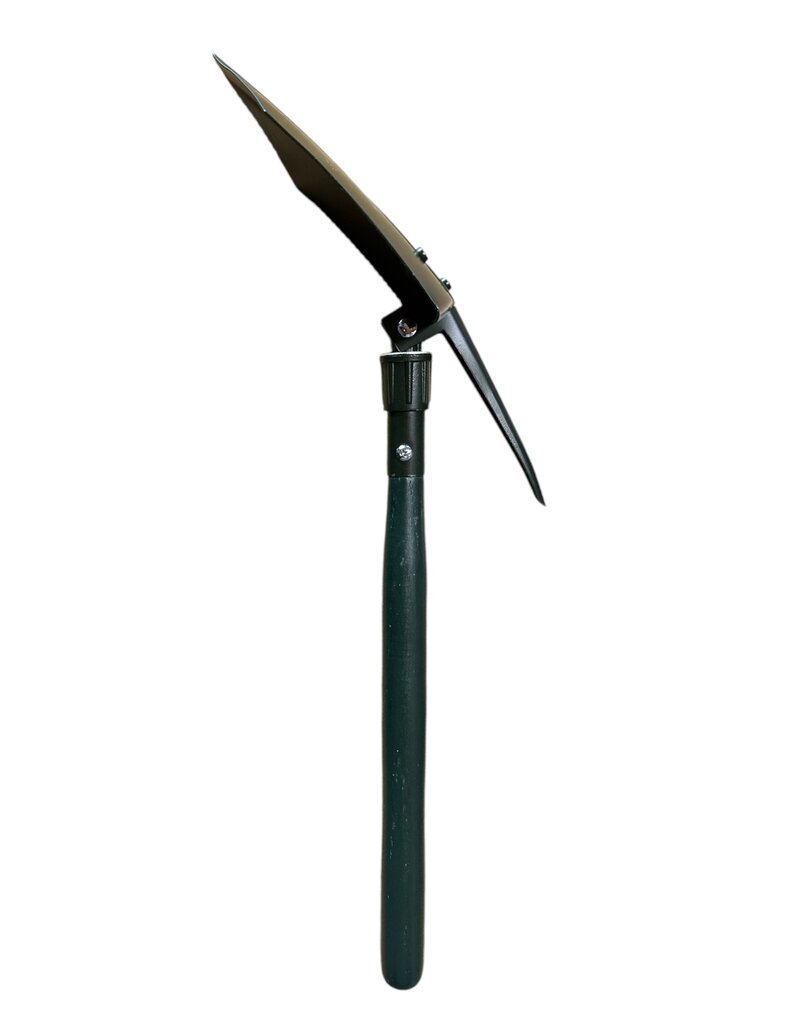 World Famous Shovel with Wood Handle Green
