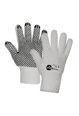 Jackfield Thermal Bleached White PVC Gloves with Dots