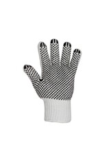 Jackfield Thermal Bleached White PVC Gloves with Dots