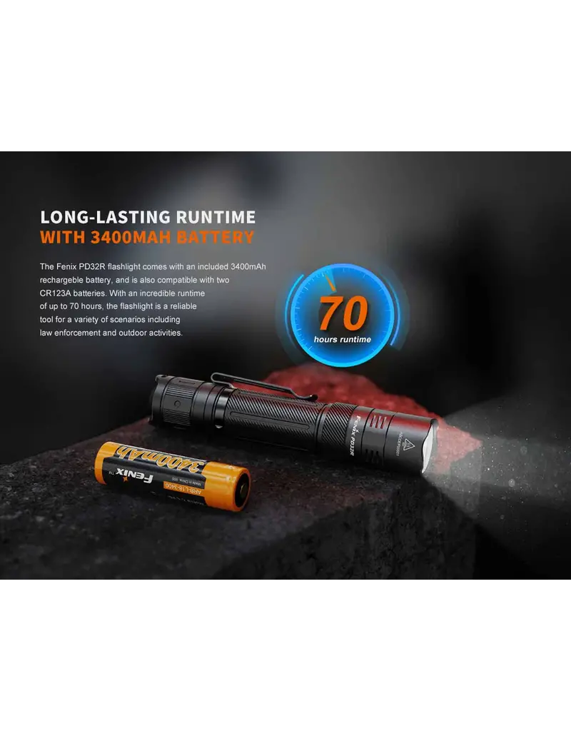 Fenix PD32R Rechargeable Flashlight