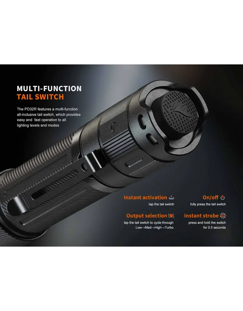 Fenix PD32R Rechargeable Flashlight