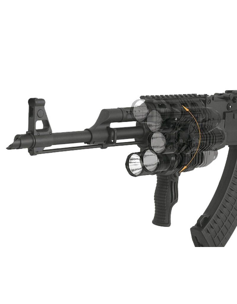 Metal Point 5 POSITIONS FLASHLIGHT MOUNT