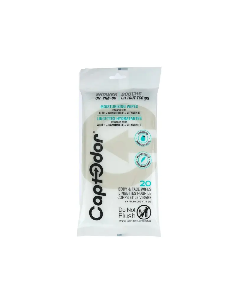 Captodor Body & Face Wipes
