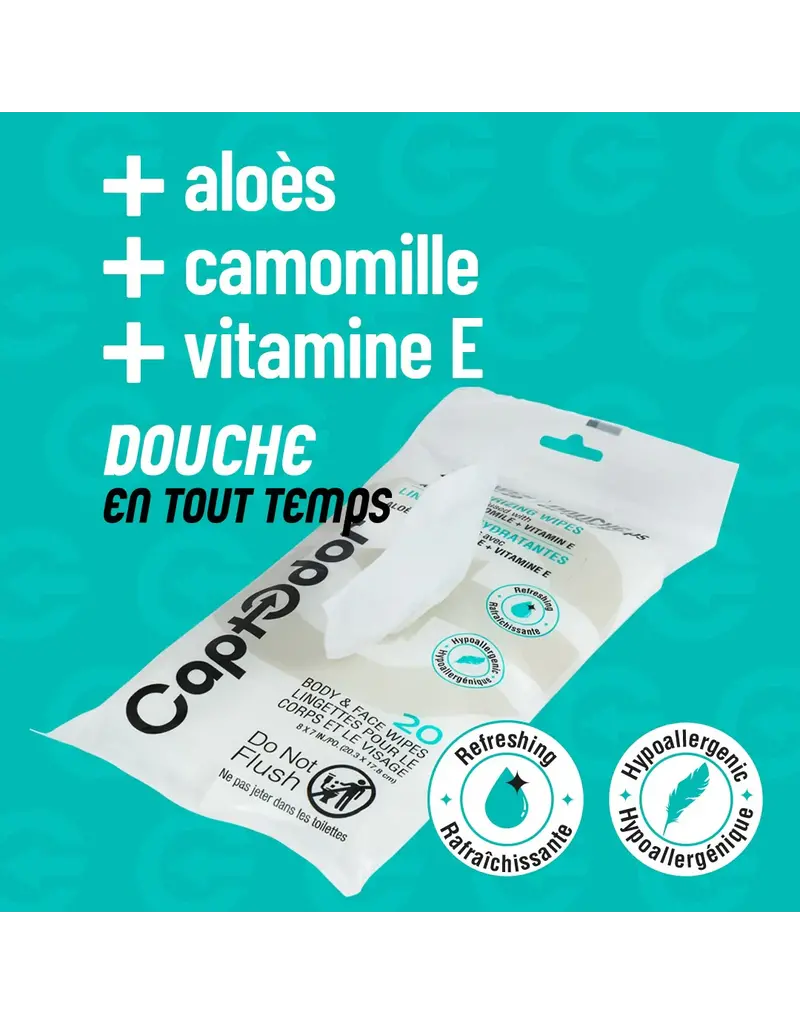 Captodor Body & Face Wipes