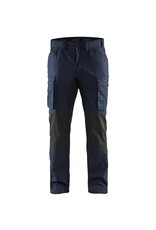 Blaklader Workwear Pantalon de service extensible bleu marine foncé/noir