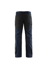 Blaklader Workwear Pantalon de service extensible bleu marine foncé/noir