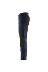 Blaklader Workwear Pantalon de service extensible bleu marine foncé/noir