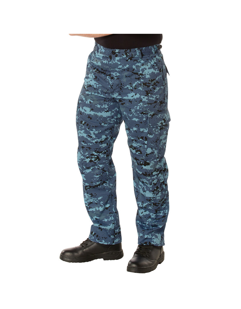 Rothco Camo BDU Pants Sky Blue Digital
