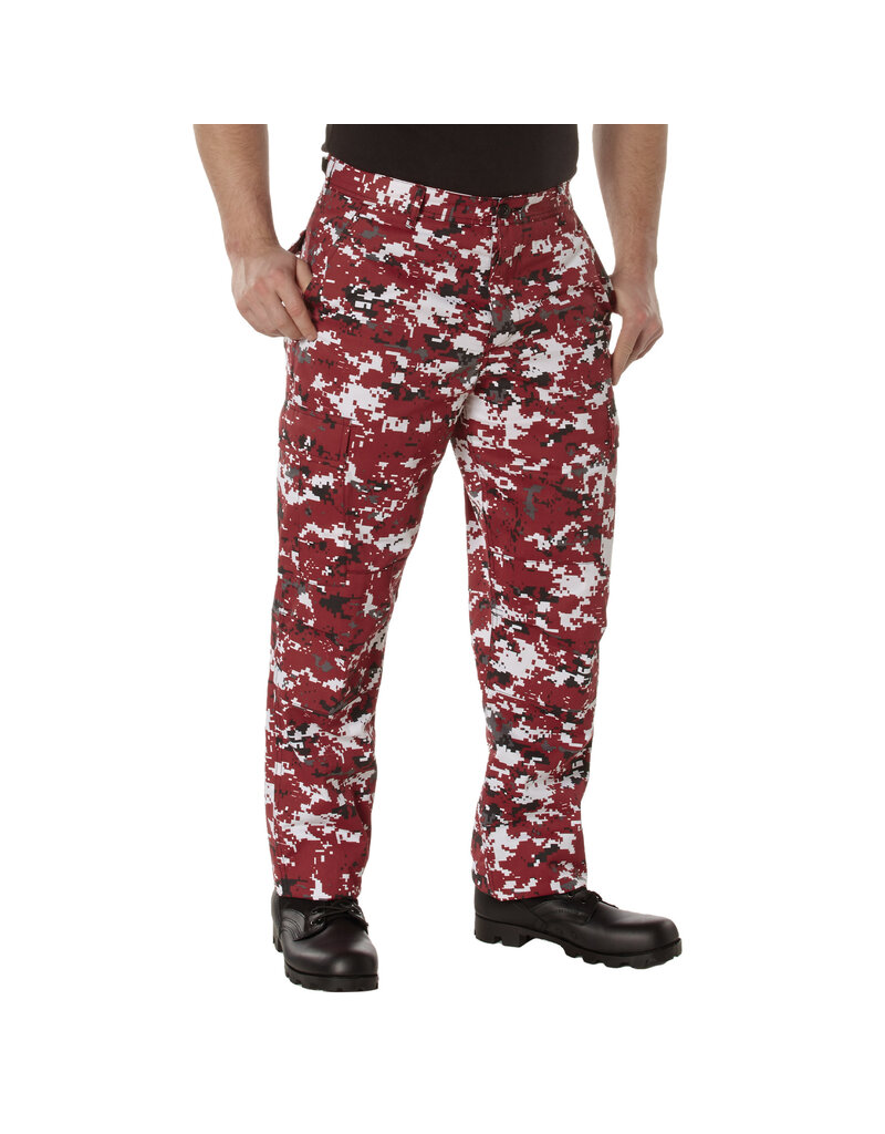 Rothco Camo BDU Pants Red Digital