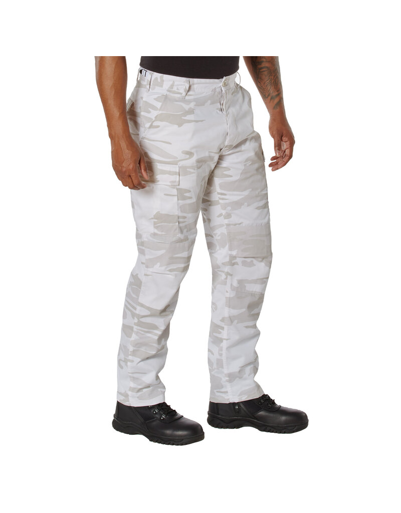 Rothco Pantalon BDU camouflage blanc