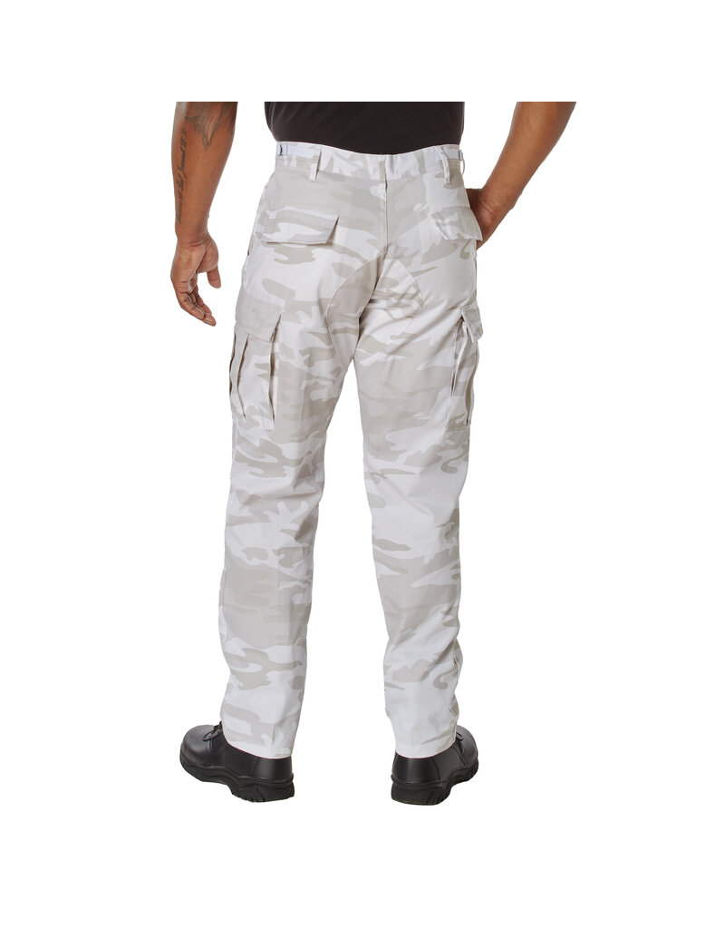 Rothco Pantalon BDU camouflage blanc