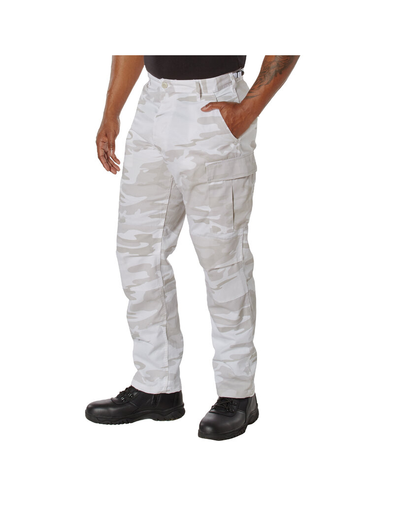 Rothco Pantalon BDU camouflage blanc