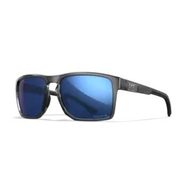 WileyX Founder Captivate Pol Blue Mirror/Gloss Crystal Grey Frame