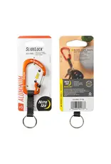 Nite Ize SlideLock Key Ring Aluminum Orange
