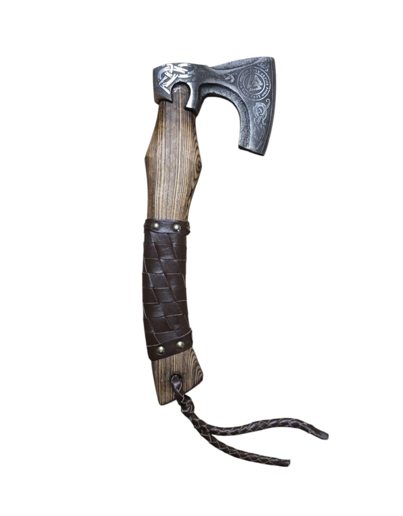 MAB IMPEX Damascus Steel Tomahawk with Rosewood Handle