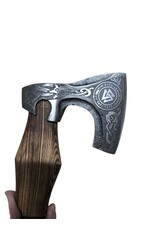 MAB IMPEX Damascus Steel Tomahawk with Rosewood Handle