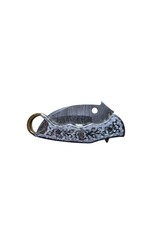 MAB IMPEX Couteau Karambit pliant en acier de Damas