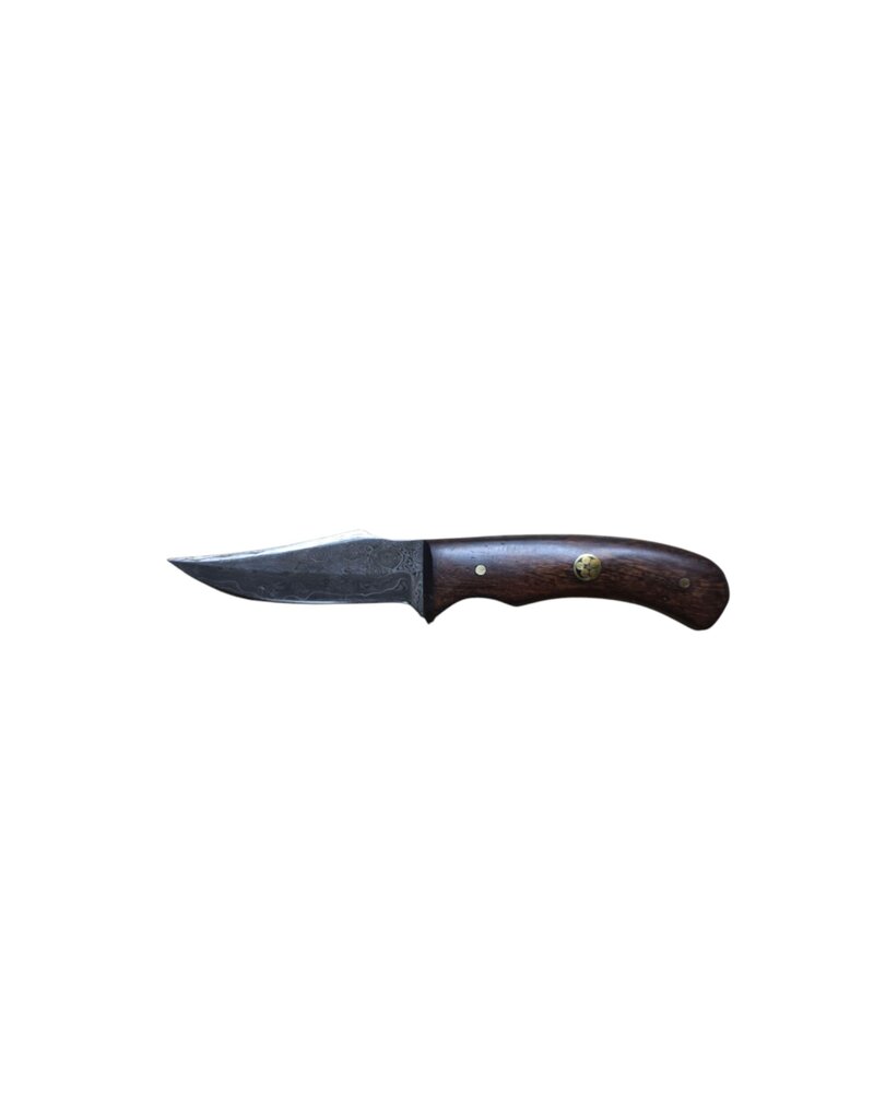 MAB IMPEX Damascus Skinner with Rosewood Handle