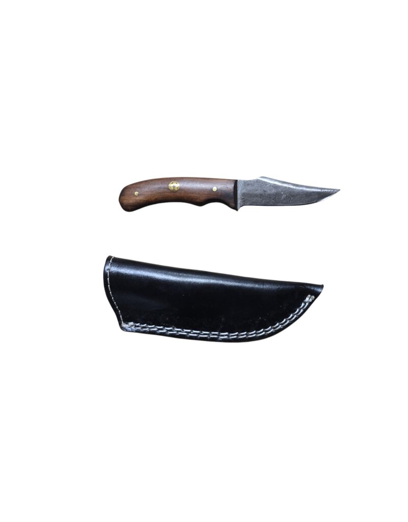 MAB IMPEX Damascus Skinner with Rosewood Handle