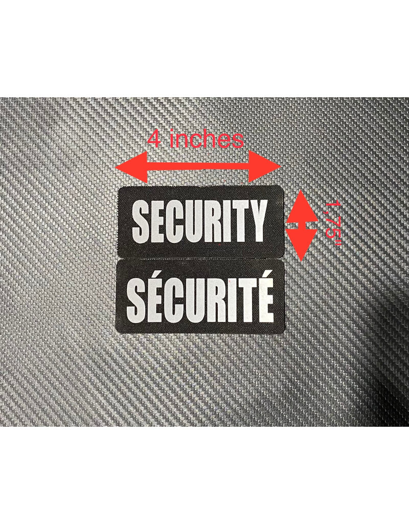 Custom Patch Canada Security Reflective