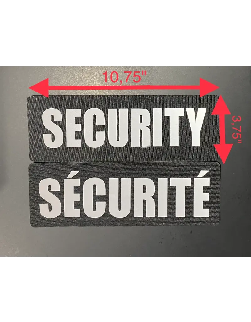 Custom Patch Canada Security Reflective
