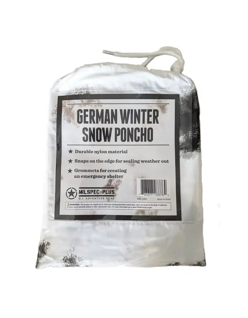 Genuine German Style Snow Poncho