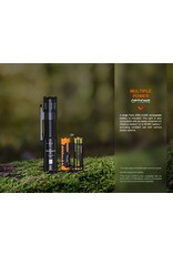 Fenix Lampe de poche rechargeable multifonction à double source lumineuse LD12R Fenix Lampe de poche rechargeable multifonction à double source lumineuse LD12R