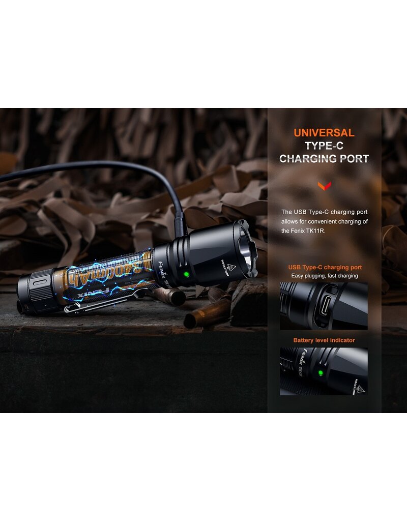 Fenix TK11R Rechargeable Tactical Flashlight
