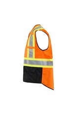 Blaklader Workwear Gilet de travail haute visibilité Orange/Noir