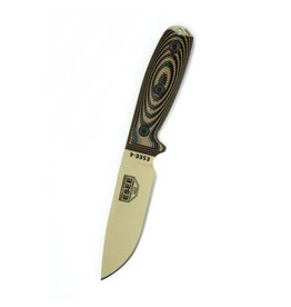 ESEE Knives ESEE-4 Coyote and Black G10 3D Handle Desert Tan Blade