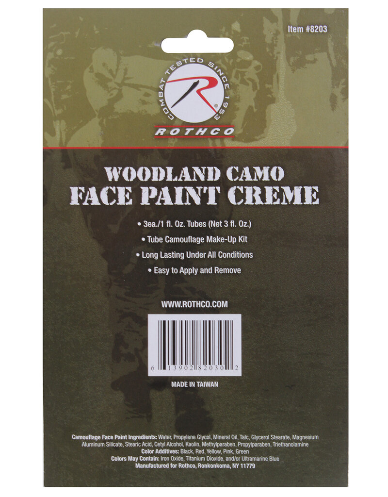 Rothco Crème de peinture pour le visage camouflage