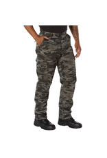 Rothco Pantalon BDU coupe décontractée avec braguette zippée camouflage noir