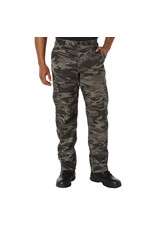 Rothco Relaxed Fit Zipper Fly BDU Pants Black Camo