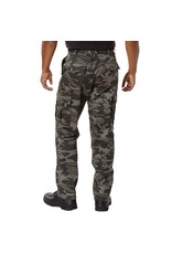 Rothco Relaxed Fit Zipper Fly BDU Pants Black Camo