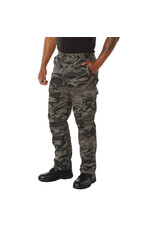 Rothco Pantalon BDU coupe décontractée avec braguette zippée camouflage noir