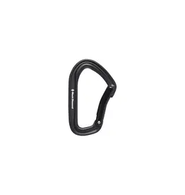 Black Diamond Hotforge Bent Gate Carabiner Black