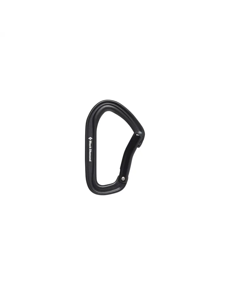 Black Diamond Hotforge Bent Gate Carabiner Black
