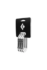 Black Diamond Oval Keylock Carabiner 3-Pack