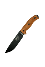 ESEE Knives Lame noire ESEE-6, manche en micarta naturel 3D