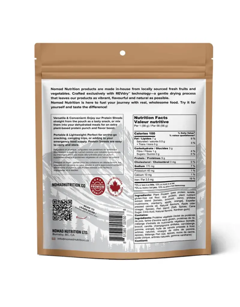 Nomad Nutrition Protein Shreds Not Very Peri Peri
