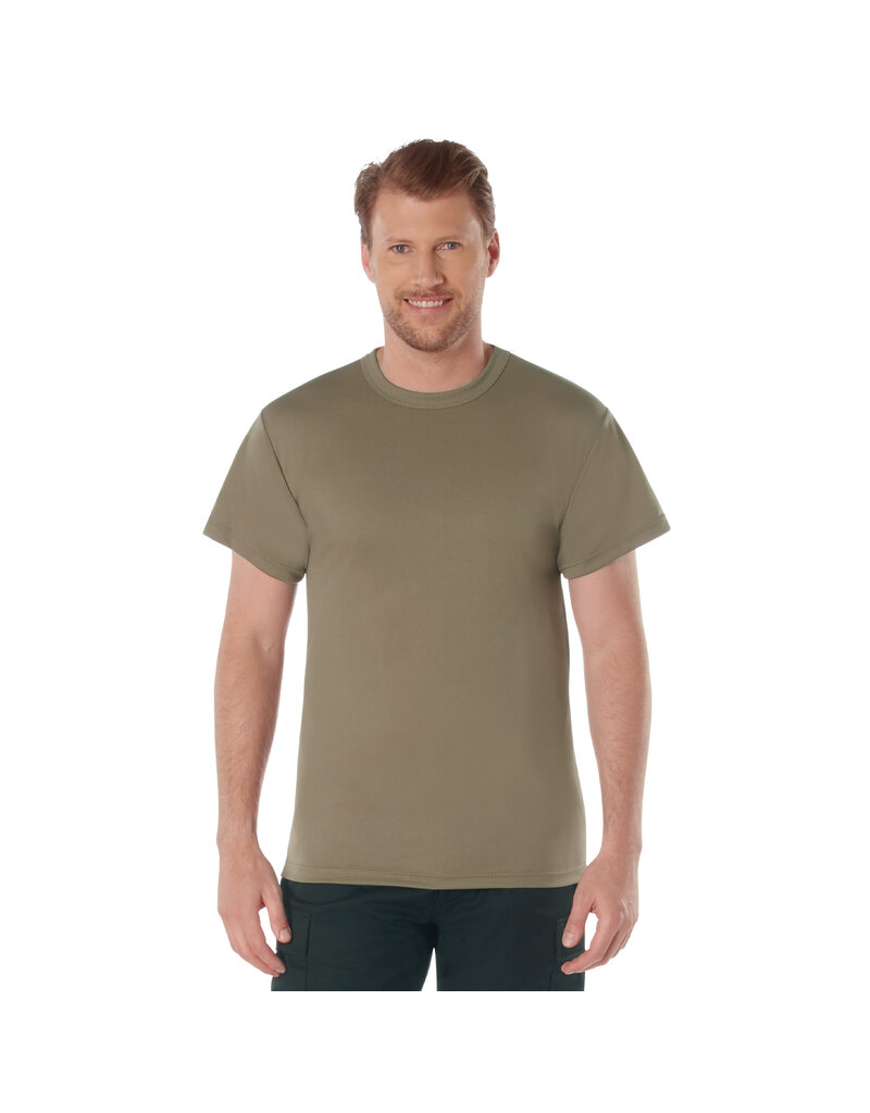 Rothco Quick Dry Moisture Wicking T-Shirt Coyote Brown